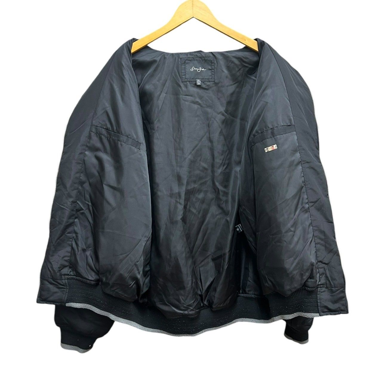 Sean John ショーンジョン 】ブラックキルティングジャケット 2XL