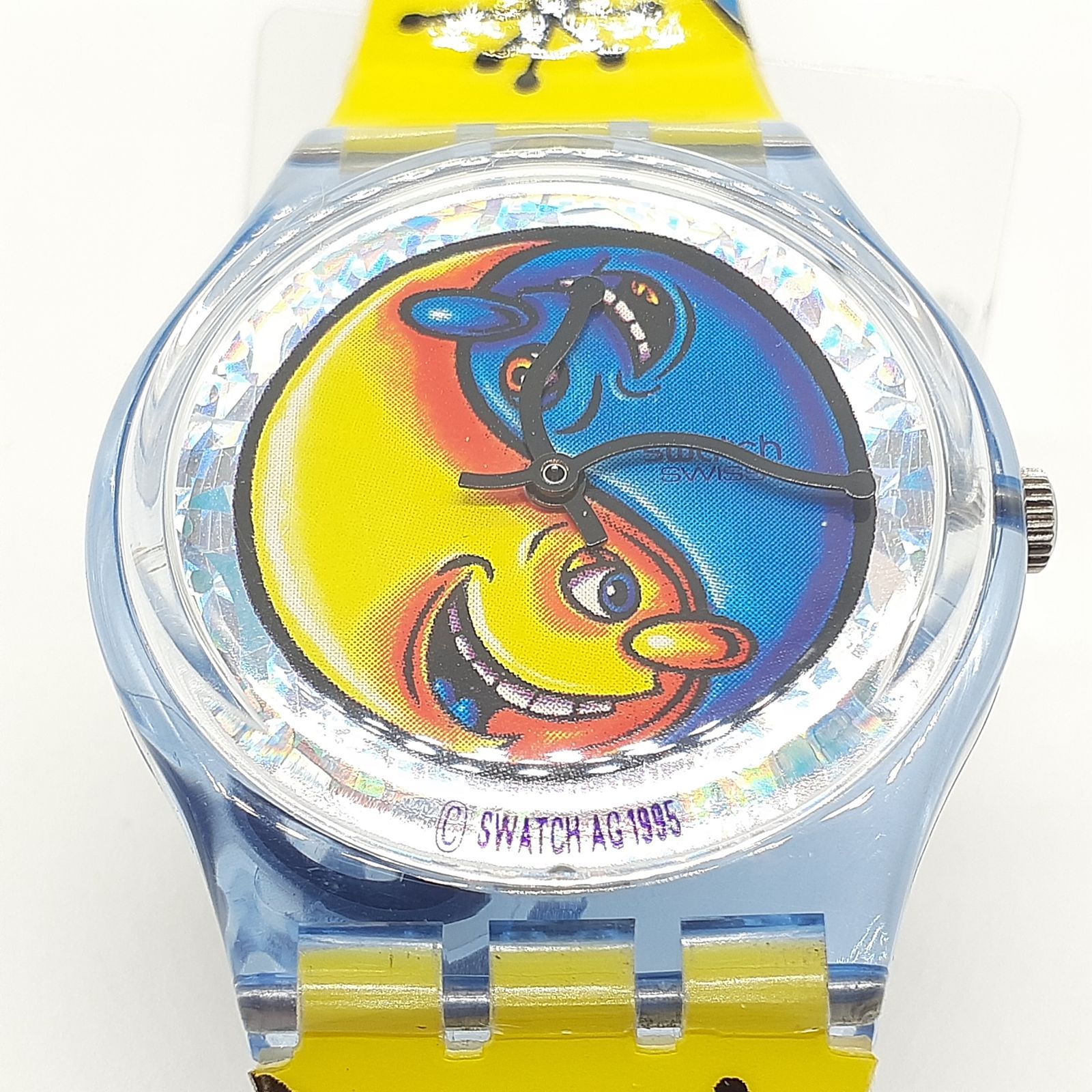 Swatch スウォッチ KENNY SCHARF ケニーシャーフ ポップアーティスト コラボモデル Fiz N'Zipフィズ・ン・ジップ 限定モデル  90's クォーツ アナログ 腕時計 カジュアルウォッチ GN164 - メルカリ