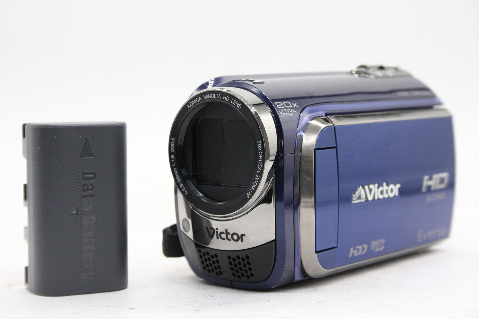 ビクター GZ-HD300 ビデオカメラ ケース付き シルバー 2009年 JVC