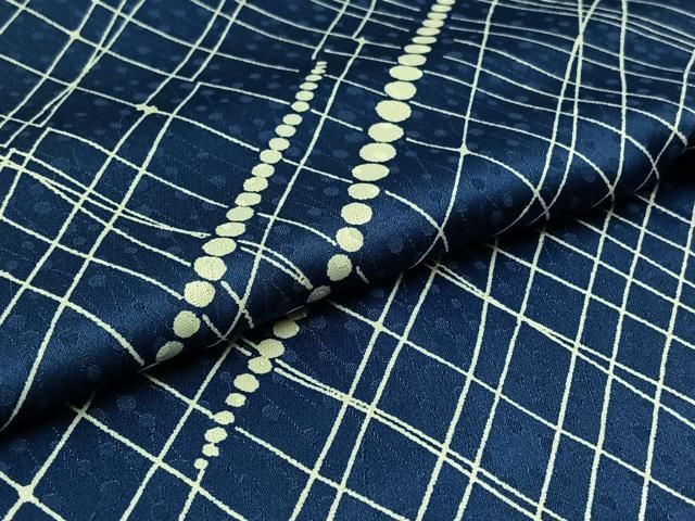 平和屋着物▽上質な小紋　単衣　網目文　正絹　逸品　AAAZ7137jh 平和屋着物▽上質な小紋 単衣 網目文 正絹 逸品 AAAZ7137jh - メルカリ