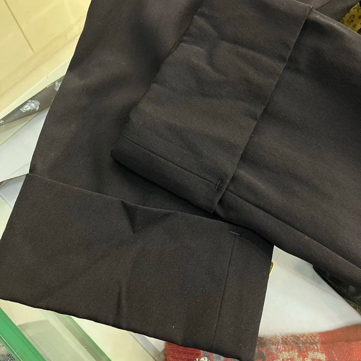 Ys よーじやまもと 黒 スラックス 2 DECORATOM_COM_BR