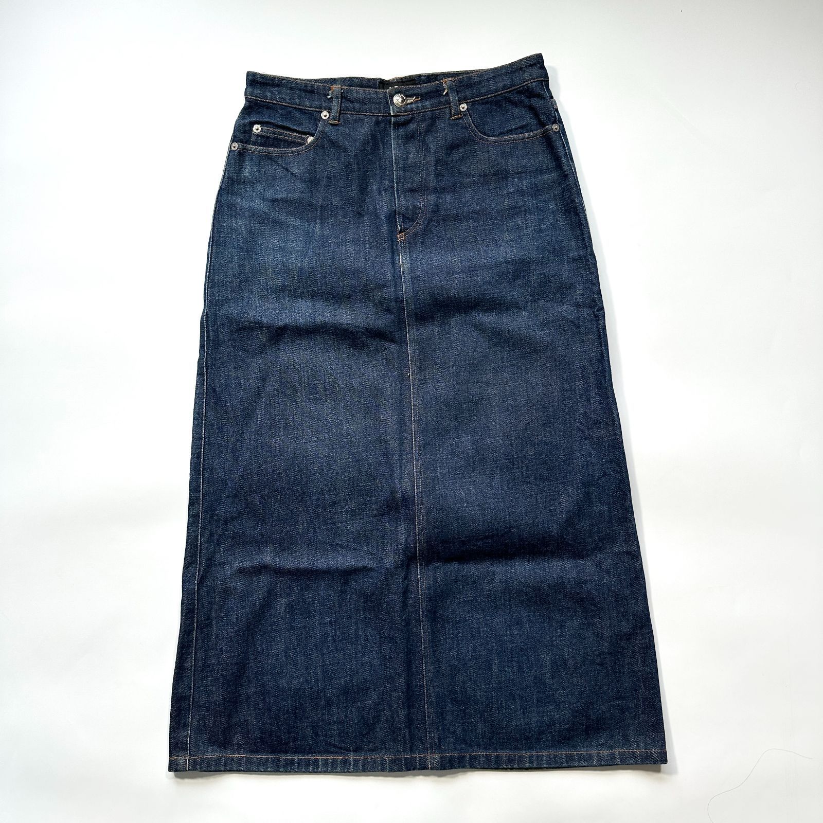 美品】A.P.C アーペーセー デニムロングスカート M 綿 コットン