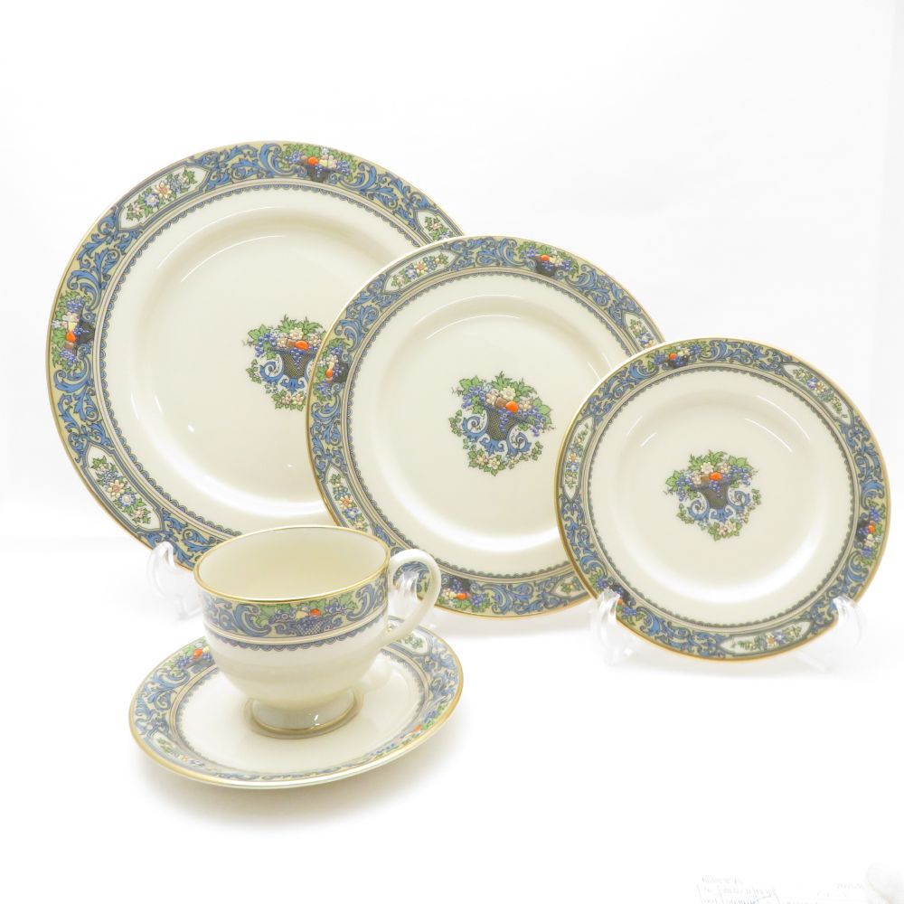 LENOX レノックス オータム カップ＆ソーサー プレート 16㎝ 21㎝ 26㎝ 4点 プレートセット ST470G1