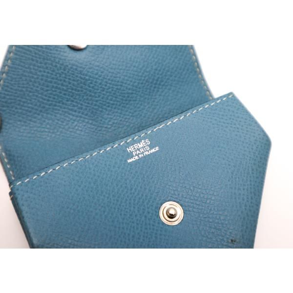 【美品】HERMES ル ソワ サンドゥーズ ヴォーエプソン ケース HERMES エルメス ヴォーエプソン ブルージーン ル ソワ サンドゥーズ