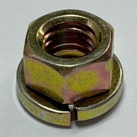 100個パック スプリングナット M8P=1.25 (ばね座金付ナット)クロメートメッキ(処分品)～KappaBland～ (100個パック)