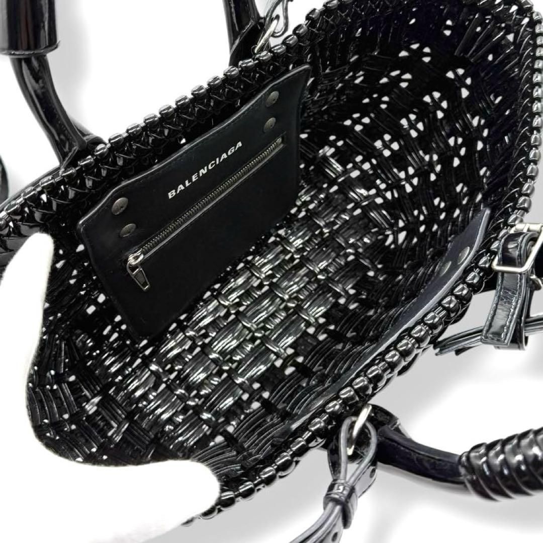 バレンシアガ ビストロXS 2way ショルダーバッグ 黒 4045 DECORATOM_COM_BR