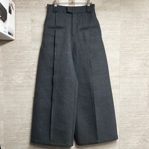 Fax Copy Express ファックスコピーエクスプレス WIDE-LEG SUIT PANTS GREY ワイドパンツ グレー sizeL  【中目黒B10】 - メルカリ