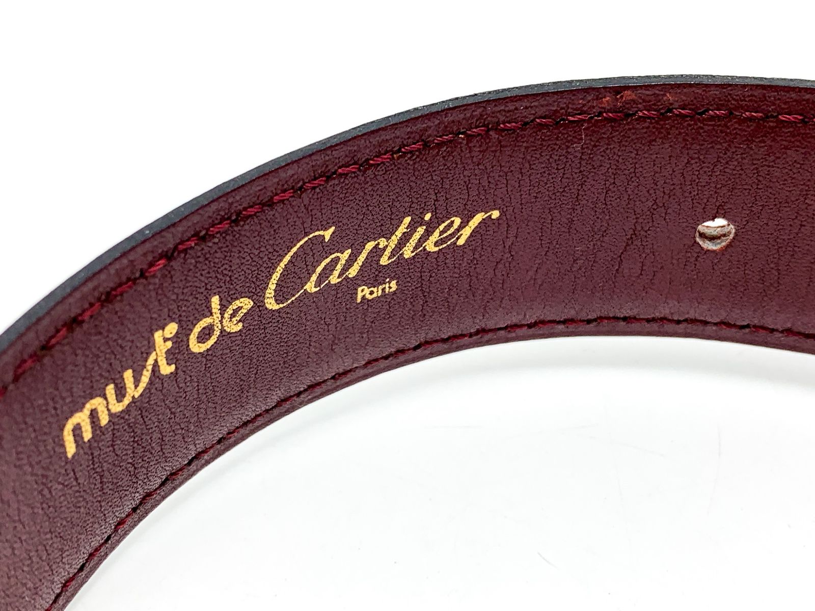 Cartier カルティエ ボルドー ワインレッド えんじ色 サントス