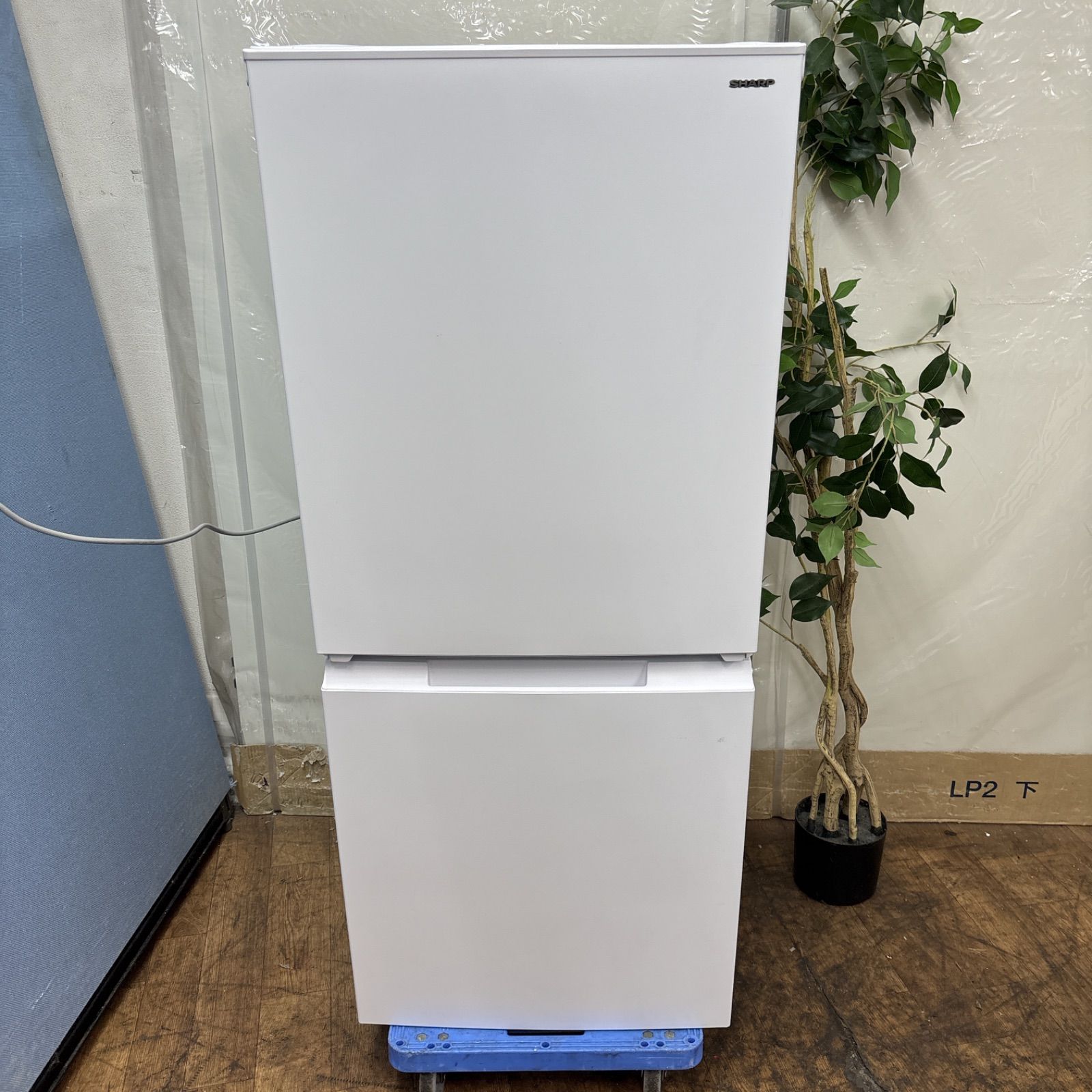 I768 ? 名古屋市近郊配送設置無料 2025年製の高年式♪ SHARP 冷蔵庫 152L 動作 済 クリーニング済