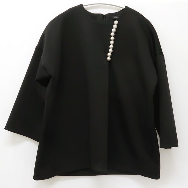 YOKOCHAN 36 パールトップス 美品 - Tシャツ/カットソー(半袖/袖なし) YOKOCHAN 36 パールトップス 美品 - Tシャツ/カットソー(半袖/袖なし)