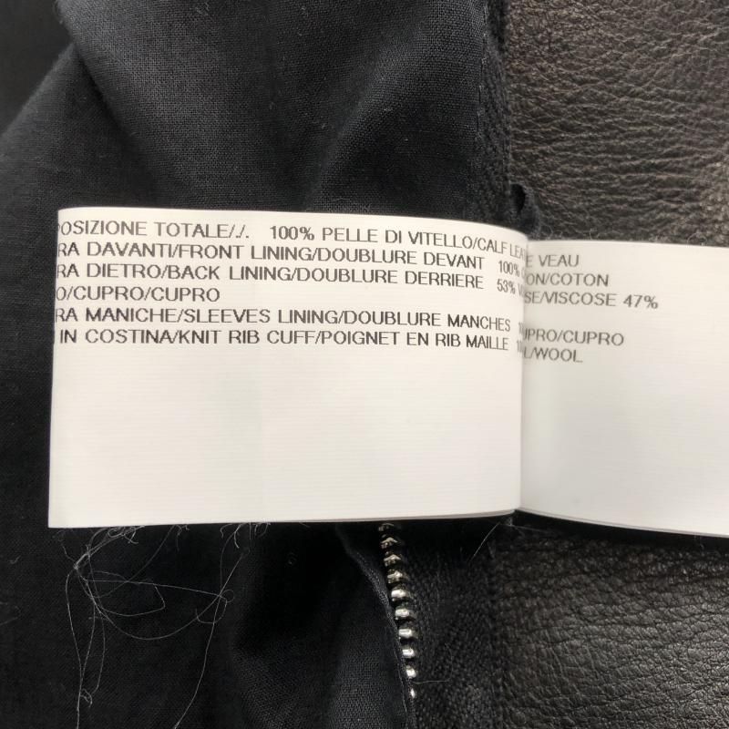 【中古】Rick Owens 16ss レザージャケット 38 ブラック リックオーウェンス[10]