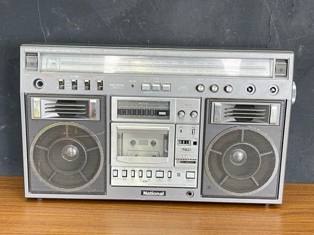 カセット レコーダー National RX-5400 ラジカセ AM FM ナショナル ジャンク品 ステレオ 昭和レトロ| 514213