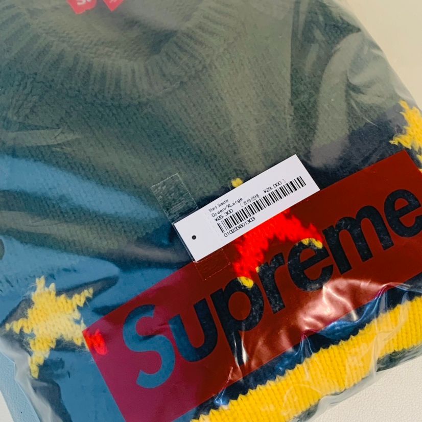 24SS Supreme Stars Sweater Green XLサイズ シュプリーム スター セーター ニット Week 8  PAWNSHOPRiZ パウンショップリズ - メルカリ