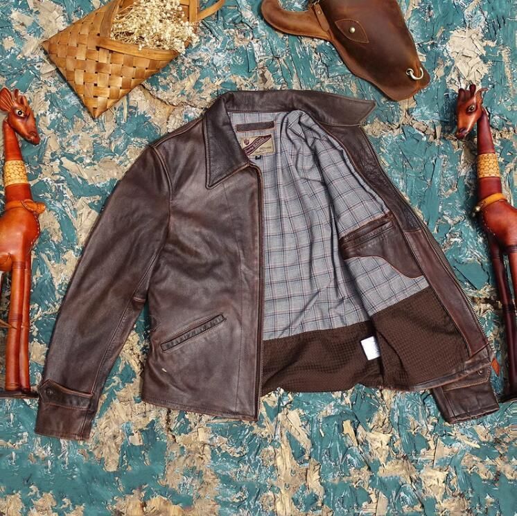 COOLマニア 必見 アメリカンセレブ愛用 同型 本革 カーフスキン レザー