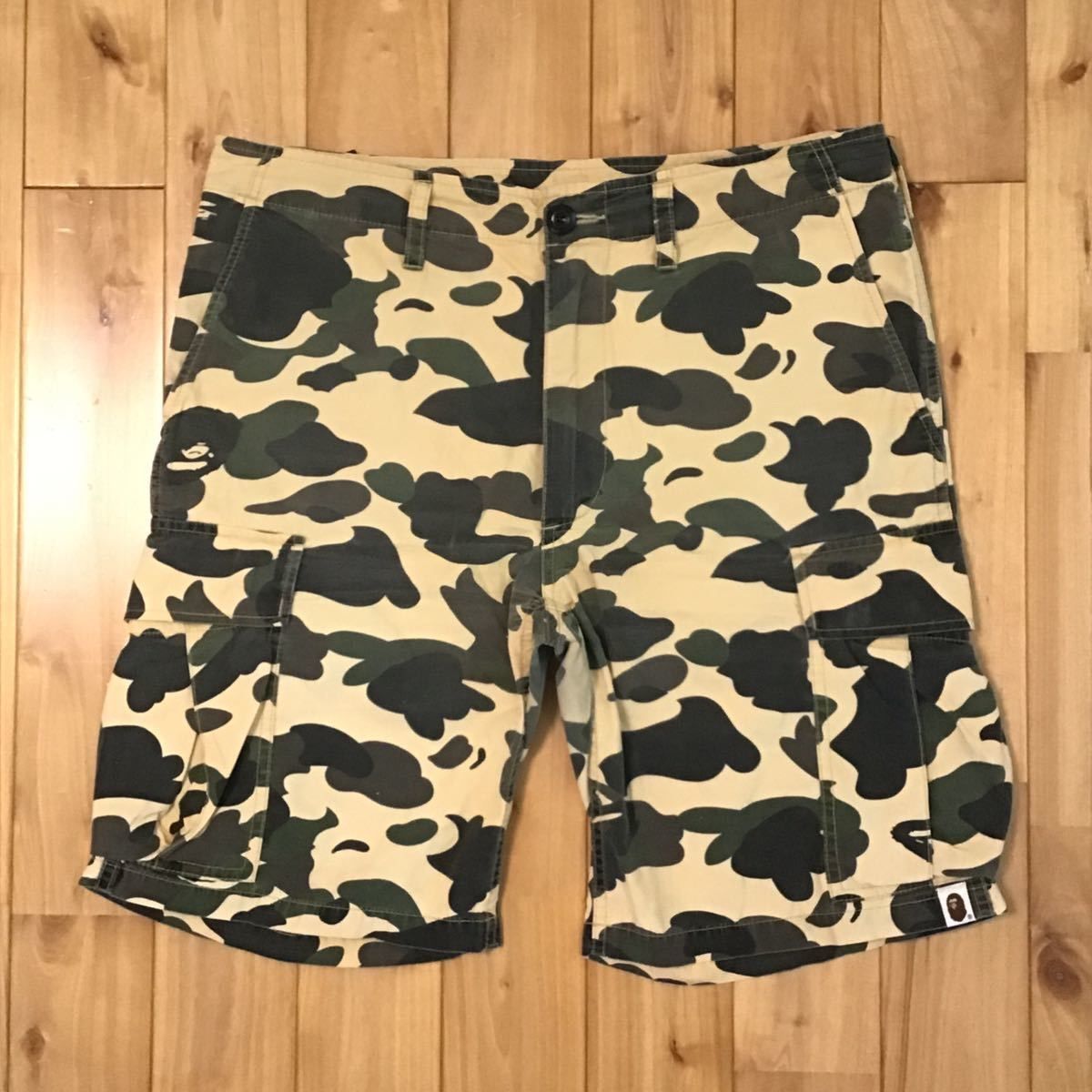 A BATHING APE BAPE ハーフパンツ パープルカモ エイプ ベイプ