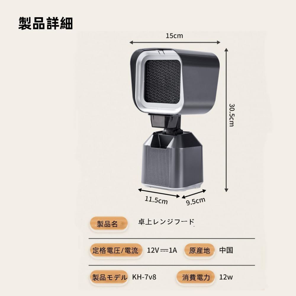 卓上でにおい
