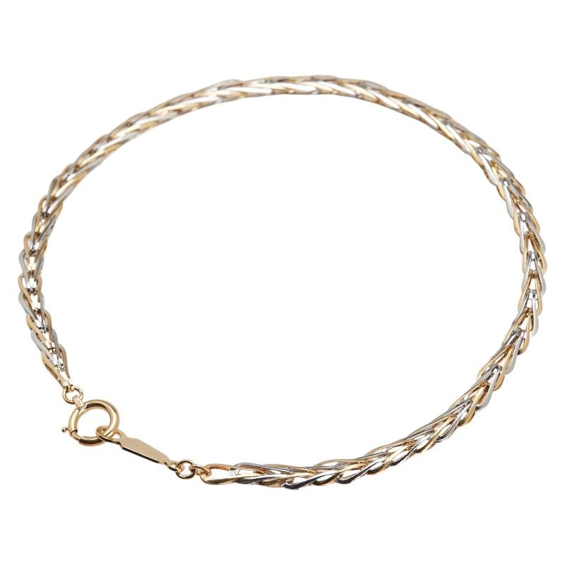 VERITE K18YGブレスレット18㌢最終値下げ！ VERITE K18YGブレスレット18㌢ ベリテK182連ブレスレット18金