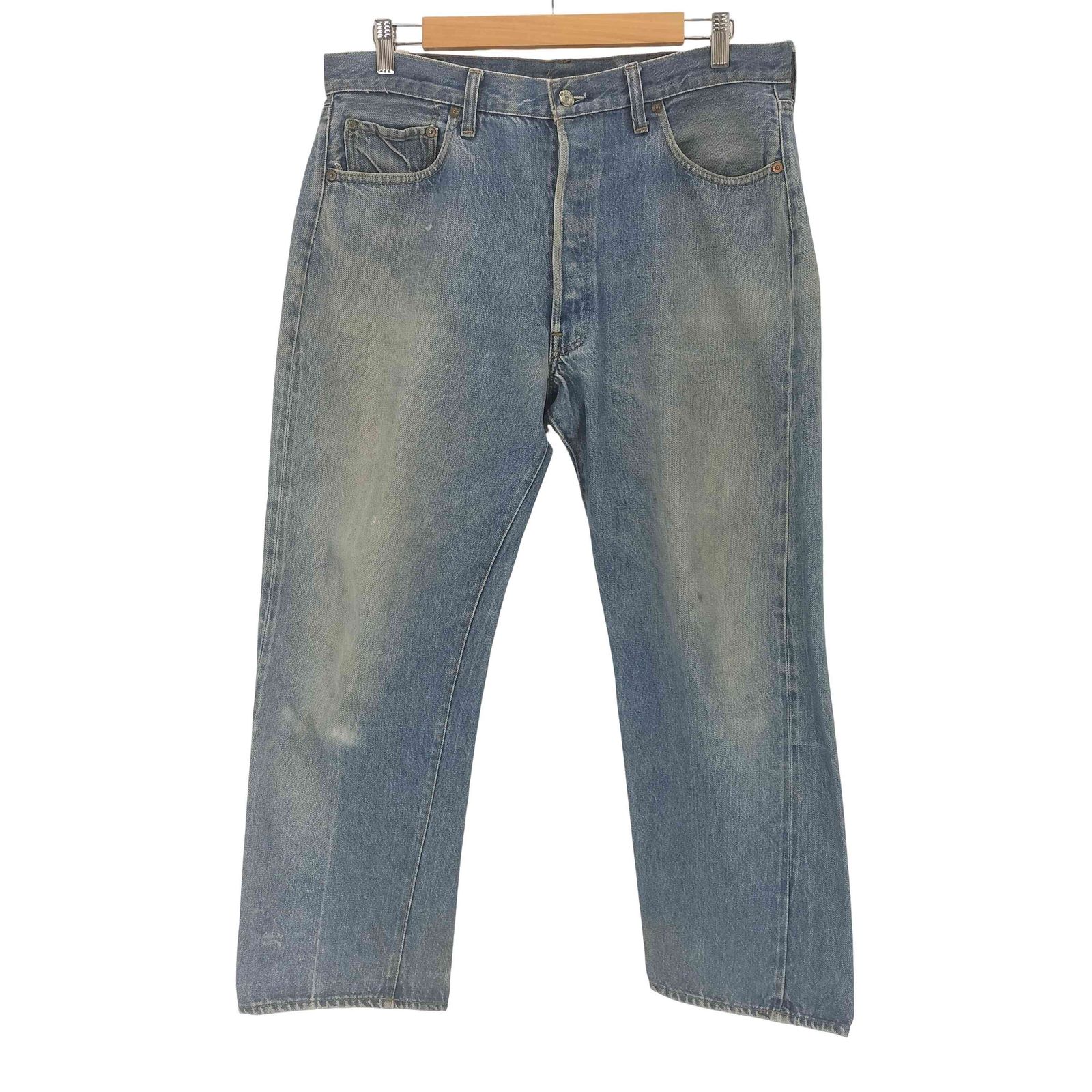 リーバイス Levis 501 ボタン裏6 スモールe 赤耳 ボタンフライ 66後期 
