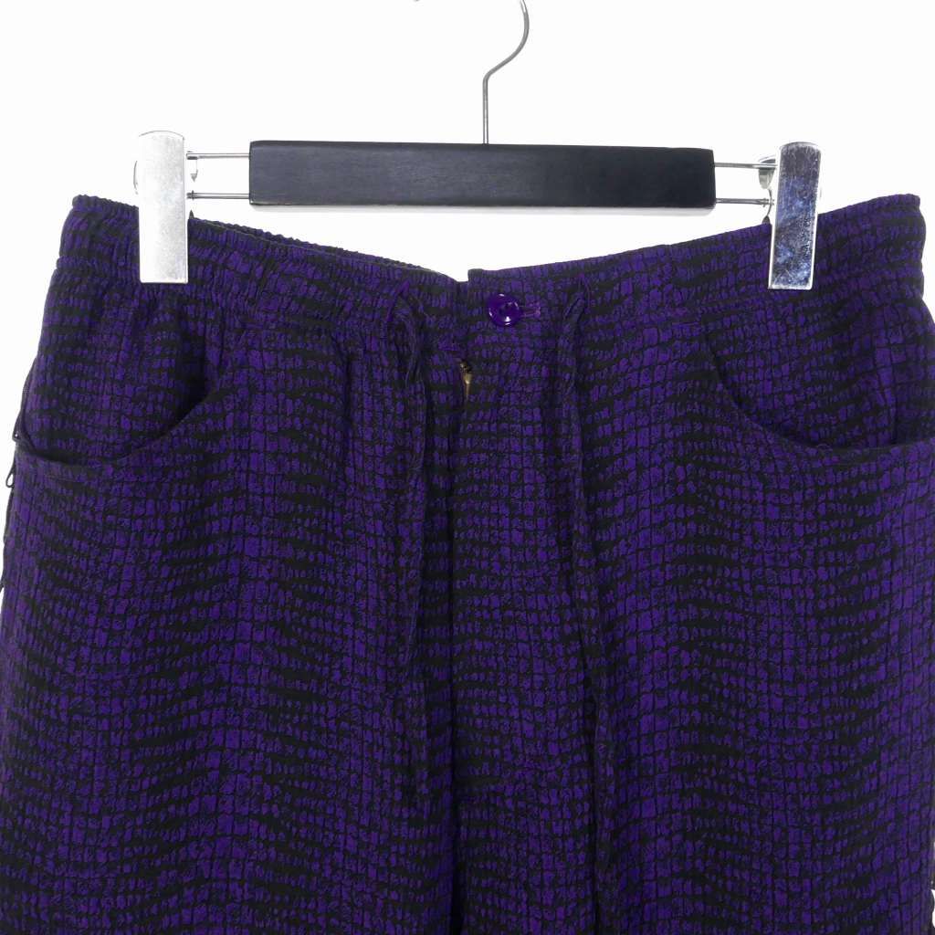 ニードルス ニードルズ Needles フリンジパンツ スラックス S パープル