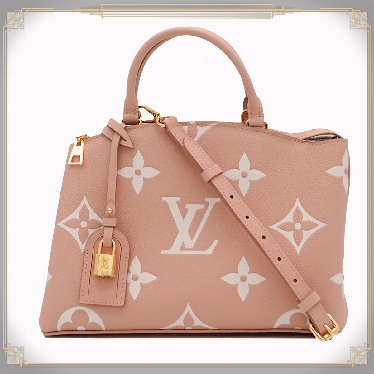 中古】LOUIS VUITTON ルイ ヴィトン プティ・パレ PM バイカラー ...