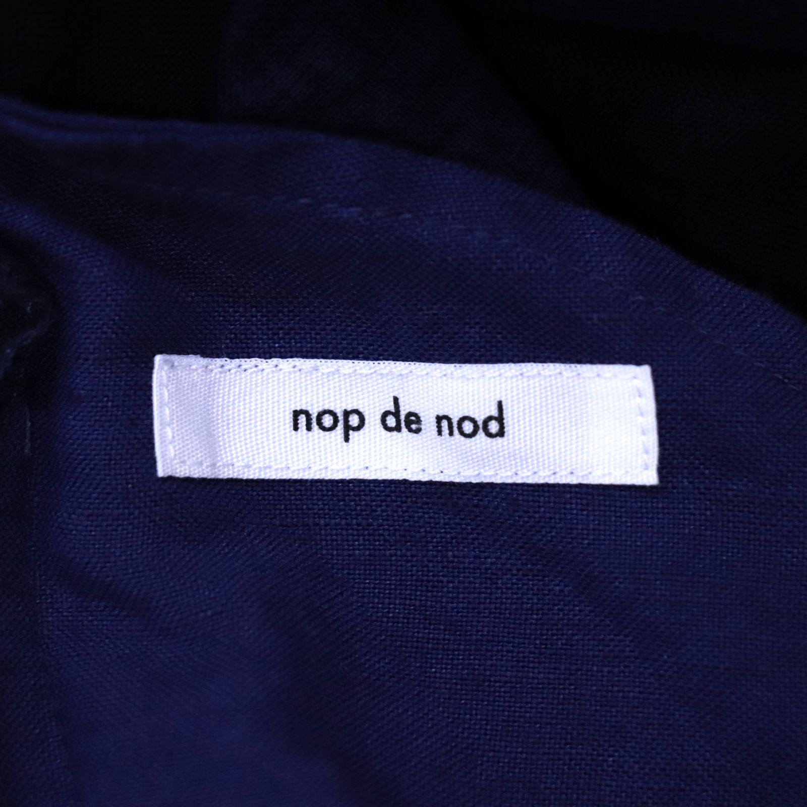 nop de nod ノップドゥノッドットワンピース　コットン　フレンチスリーブ nop de nod ノップドゥノッドットワンピース コットン フレンチ