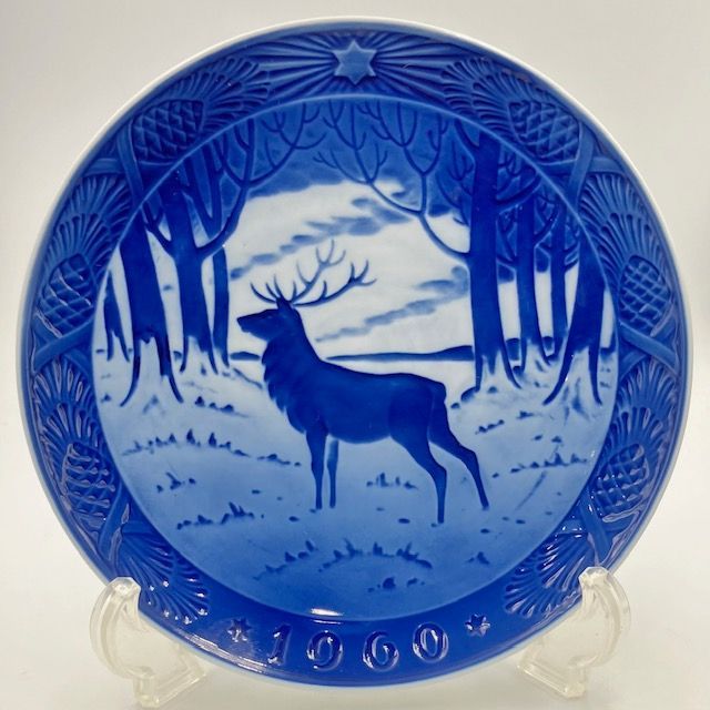 ロイヤルコペンハーゲン イヤープレート 1960年 The Stag 雄鹿