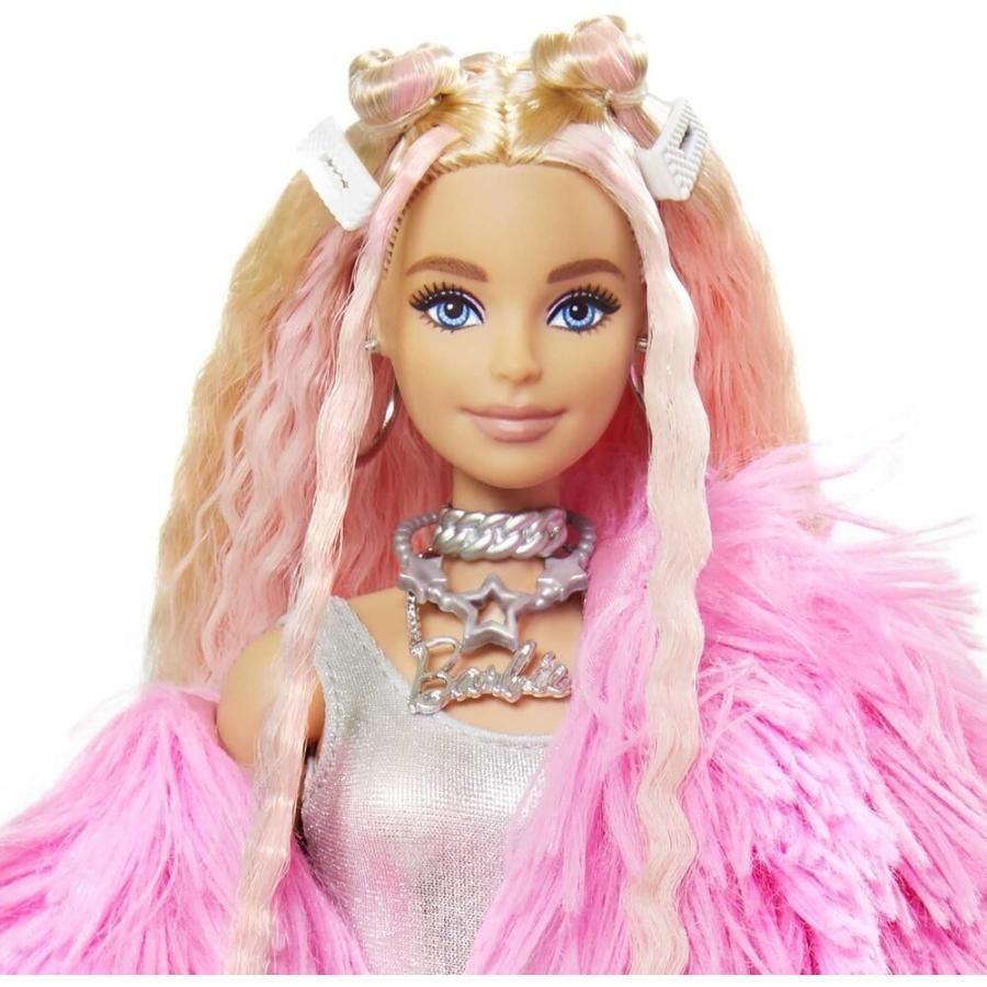 興奮 バービー Barbie 人形 ユニコーン ピンク コート Extra Doll 着せ替え 並行輸入品