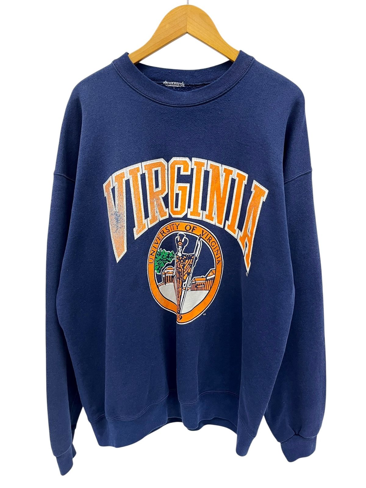 VIRGINIA 古着 カレッジロゴスエット スウェット UNIVERSITY OF 