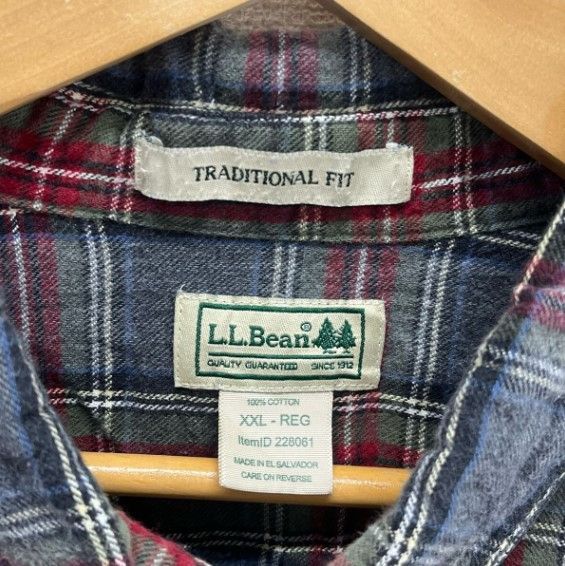 L.L.Bean エルエルビーン 228061 TRADITIONAL FIT スコッチプラッド