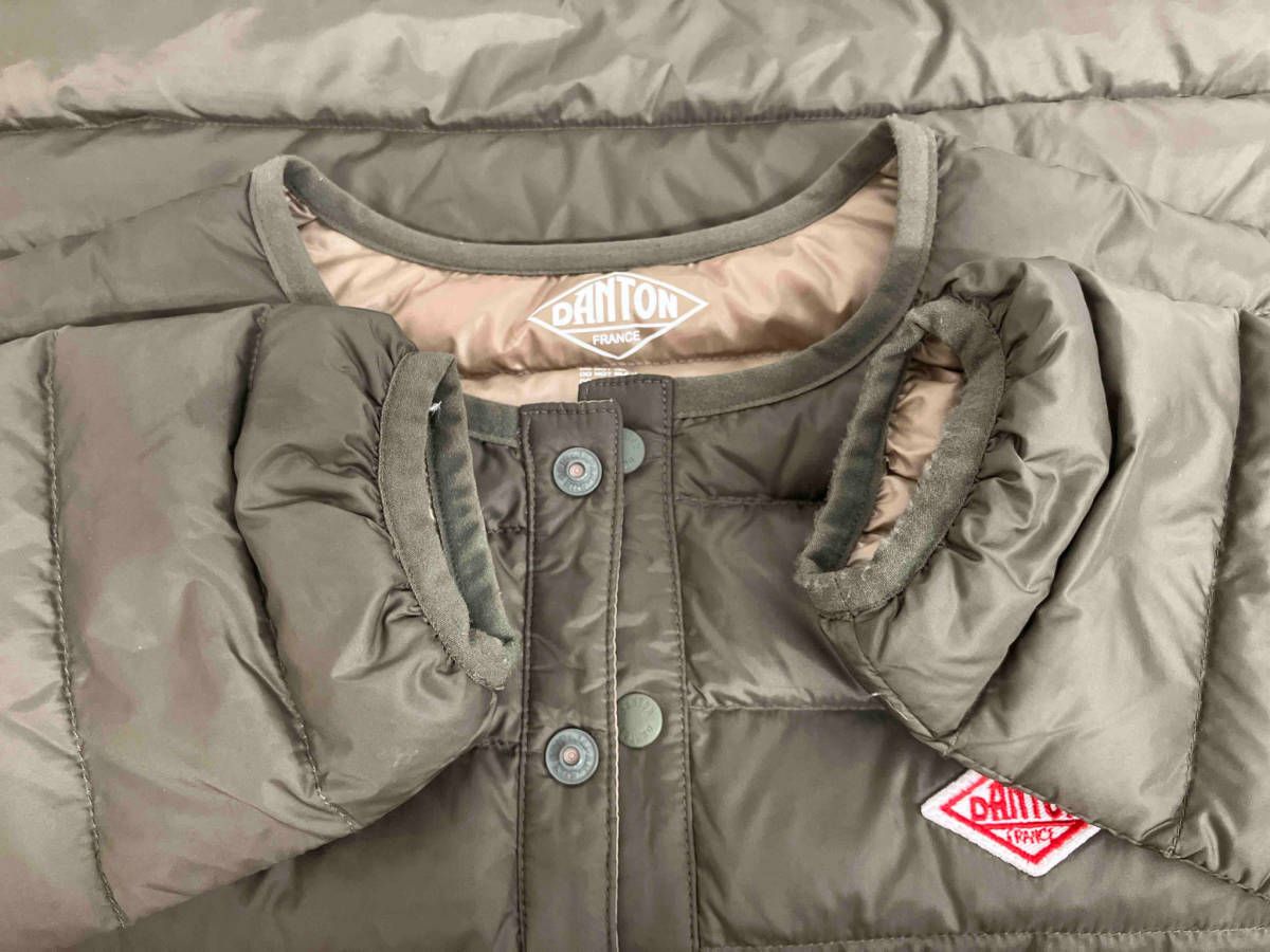 値下げ】DANTON 20A-KW-001 ダウンジャケット カーキ サイズ34 - メルカリ
