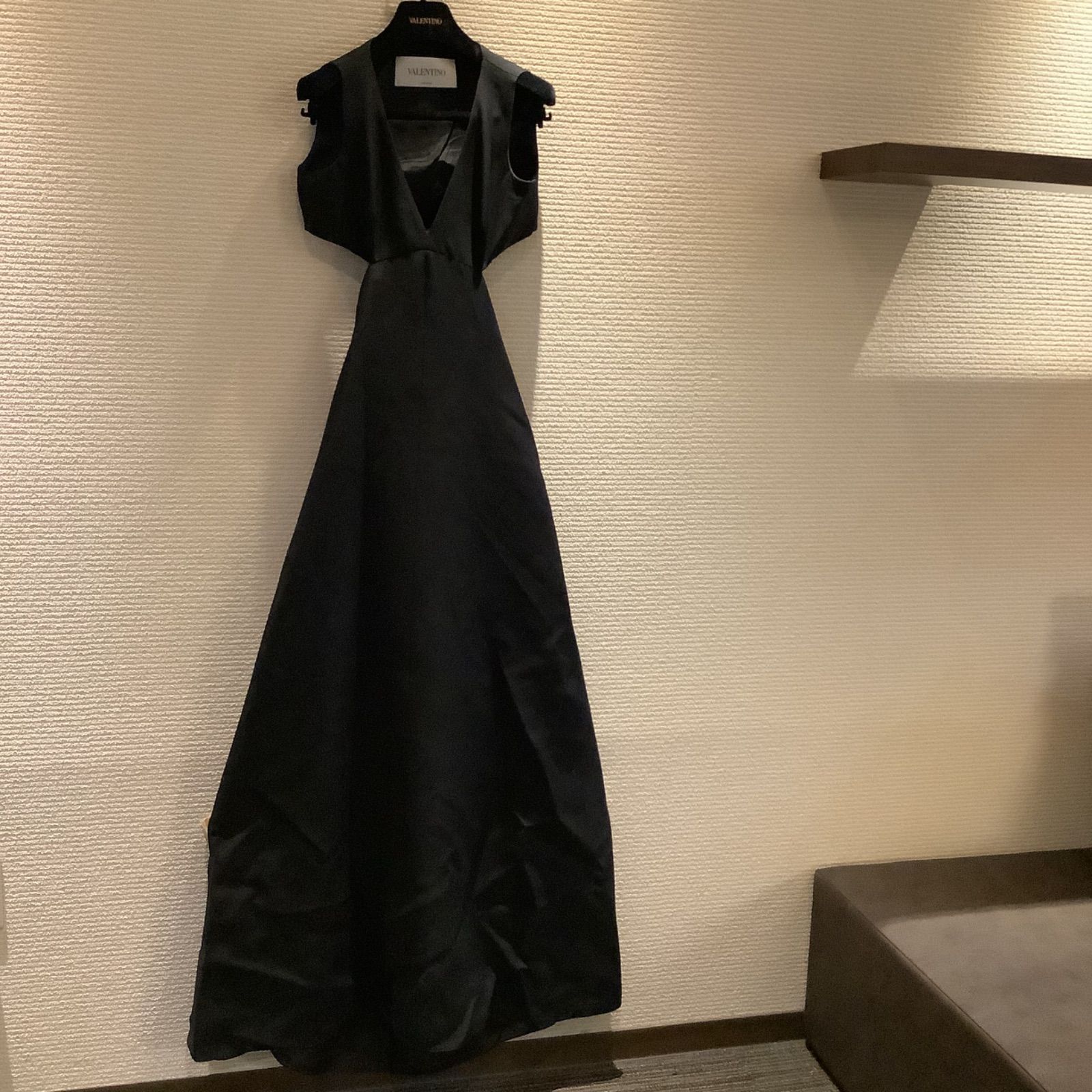 ヴァレンティノ VALENTINO ロング ワンピース ブラック 黒 【40】レディース ドレス B613