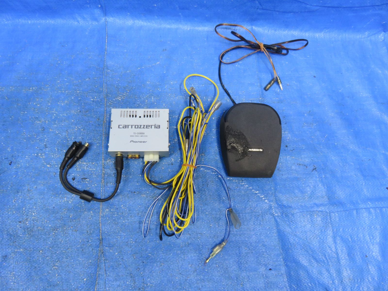 LA6345 音出しOK カロッツェリア 2WAYセンタースピーカー carrozzeria TS-CX900 MAX50W アンプ 配線付 汚れ