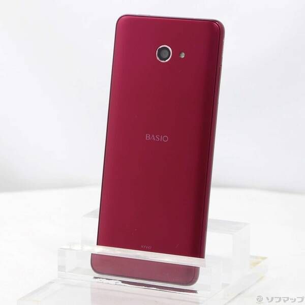 スマートフォン本体 UQ mobile BASIO4 KYV47 Wine Red ヨドバシ.com - UQモバイル KYV47SRU BASIO4 ワインレッド