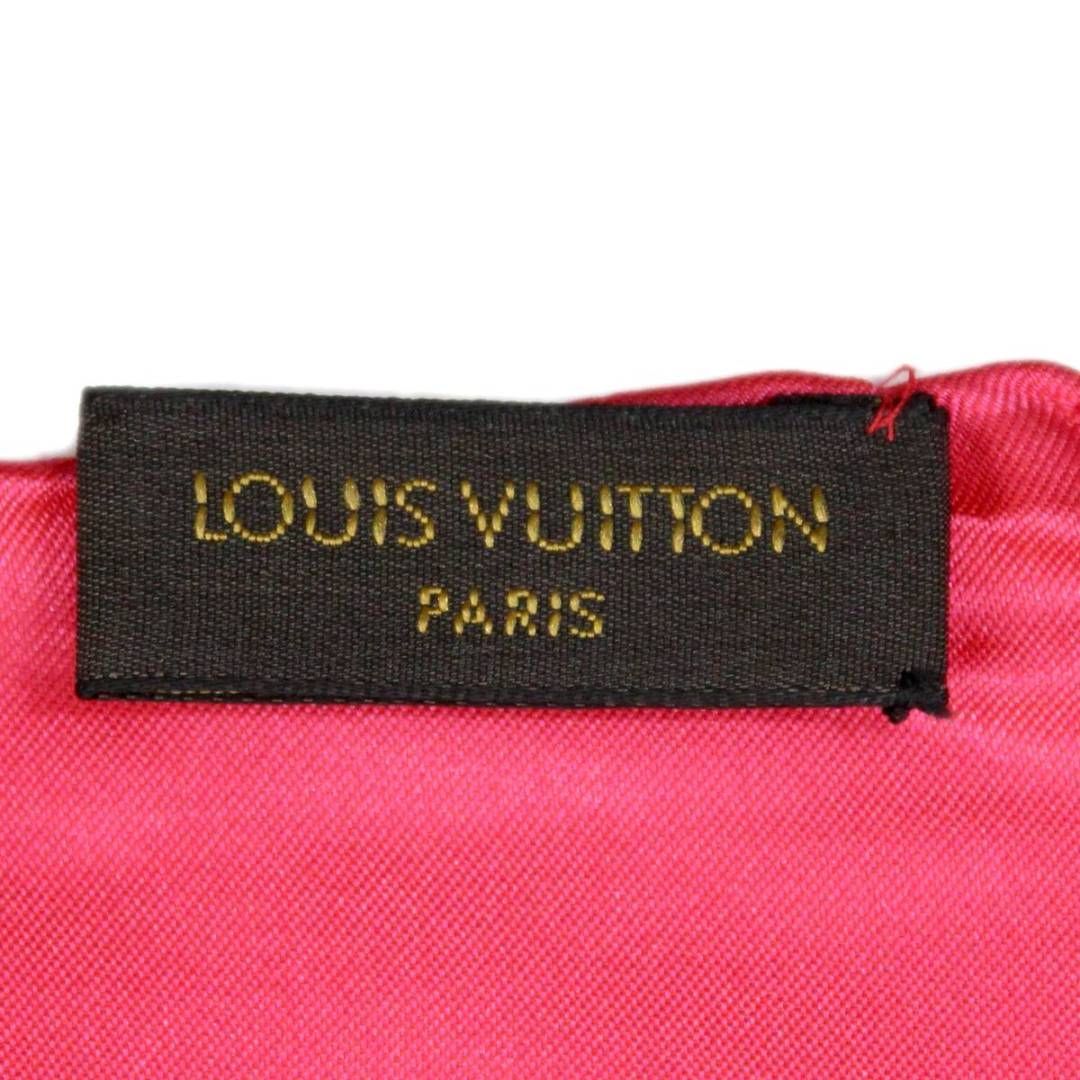 LOUIS VUITTON/ルイヴィトン シルクスカーフ タグ付き モノグラム ピンク シルク100% NO Aランク - メルカリ