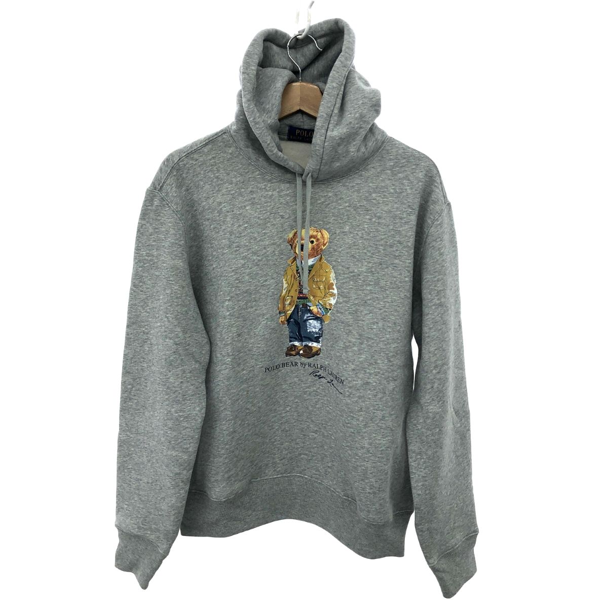 POLO RALPH LAUREN ポロラルフローレン ポロベア 長袖 パーカー サイズ M グレー メンズ 240001145304