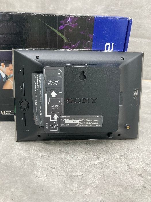 C2m 未使用保管品☆SONY フォトフレーム DPF-X75 ブラック 写真 写真