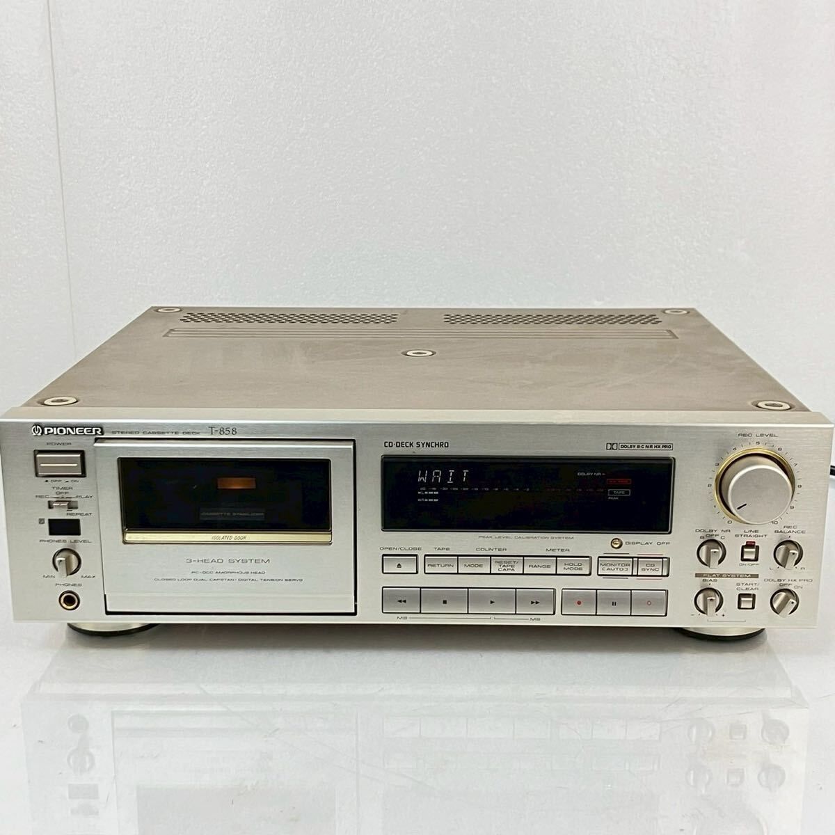 PIONEER パイオニア カセットデッキ T-858 STEREO CASSETTE DECK PIONEER パイオニア カセットデッキ T-858 STEREO CASSETTE DECK