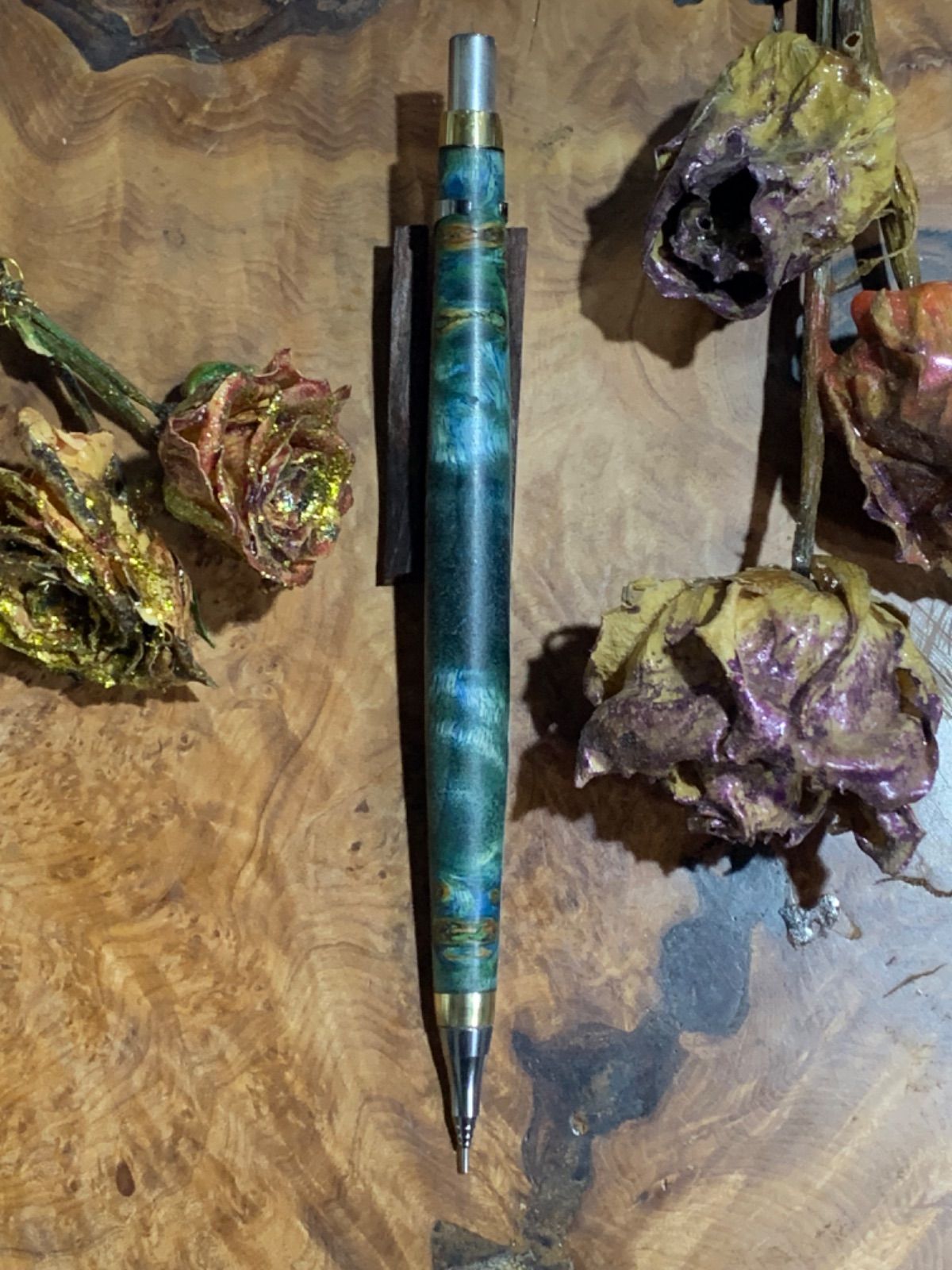 ペンテル　オレンズシャープペンシル0.5mm改  ブルー瘤 シャープペンシル シャーペン 花梨瘤 オレンズ0.3mm オレンズ 低 重心