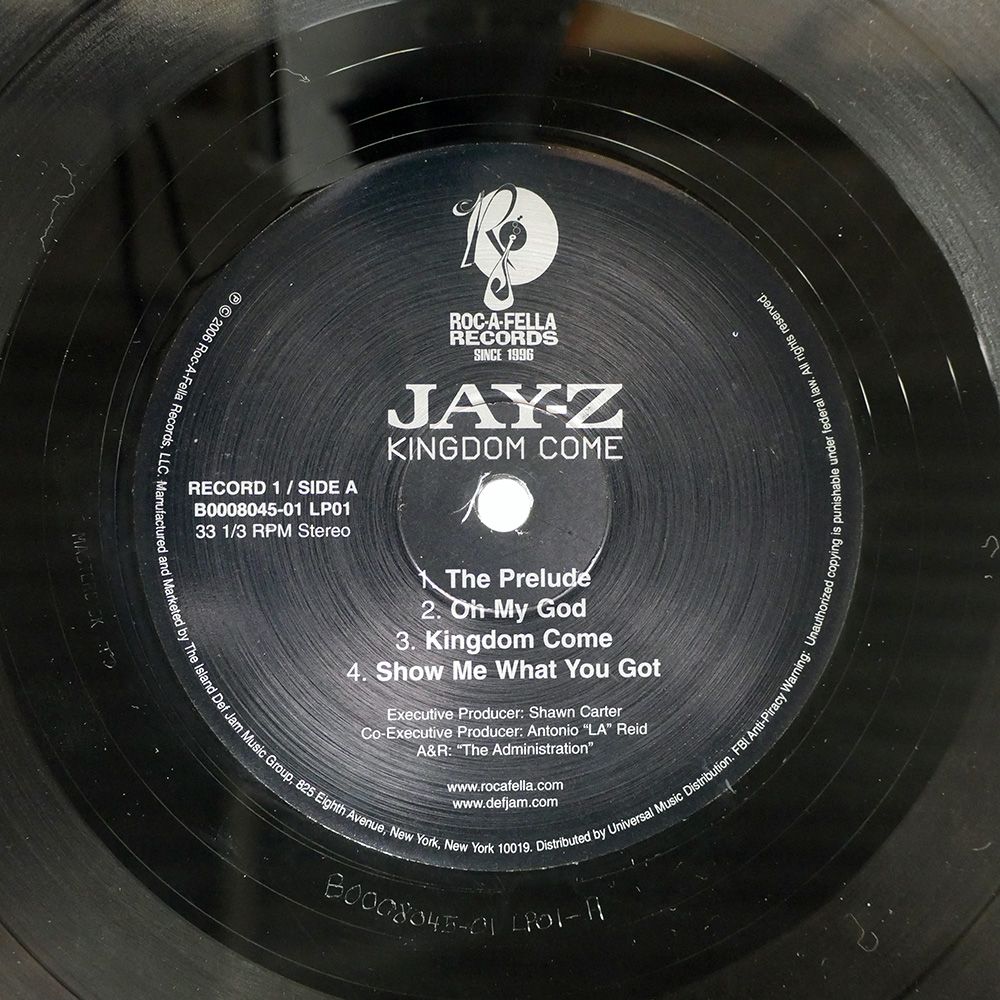 US盤 JAY Z KINGDOM COME ROC A FELLA LP その他 レコード CD DVD ブルーレイ