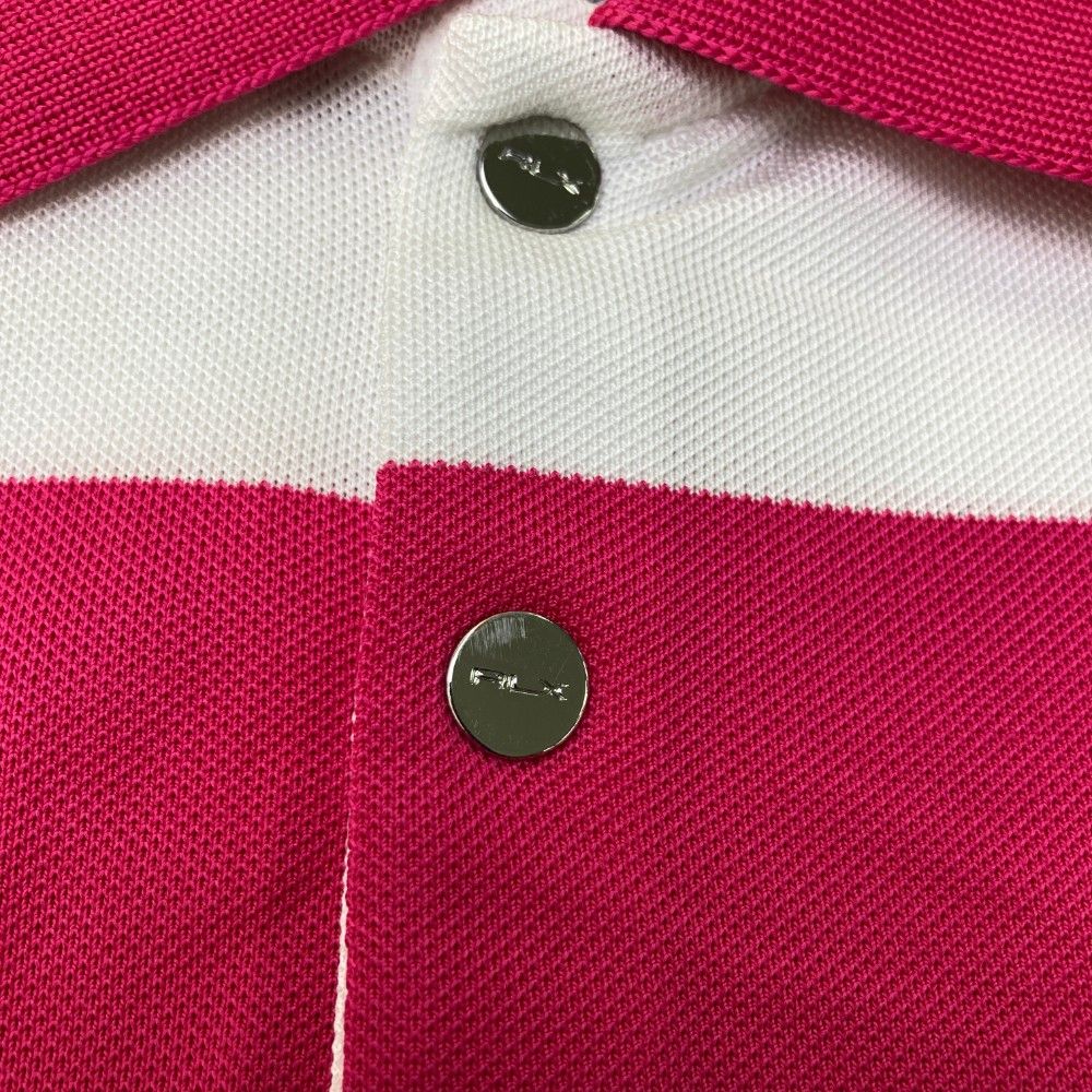 RLX ラルフローレン ポロシャツ　サイズXS RLX RLXラルフローレン 半袖ポロシャツ ブルー 無地 スナップ