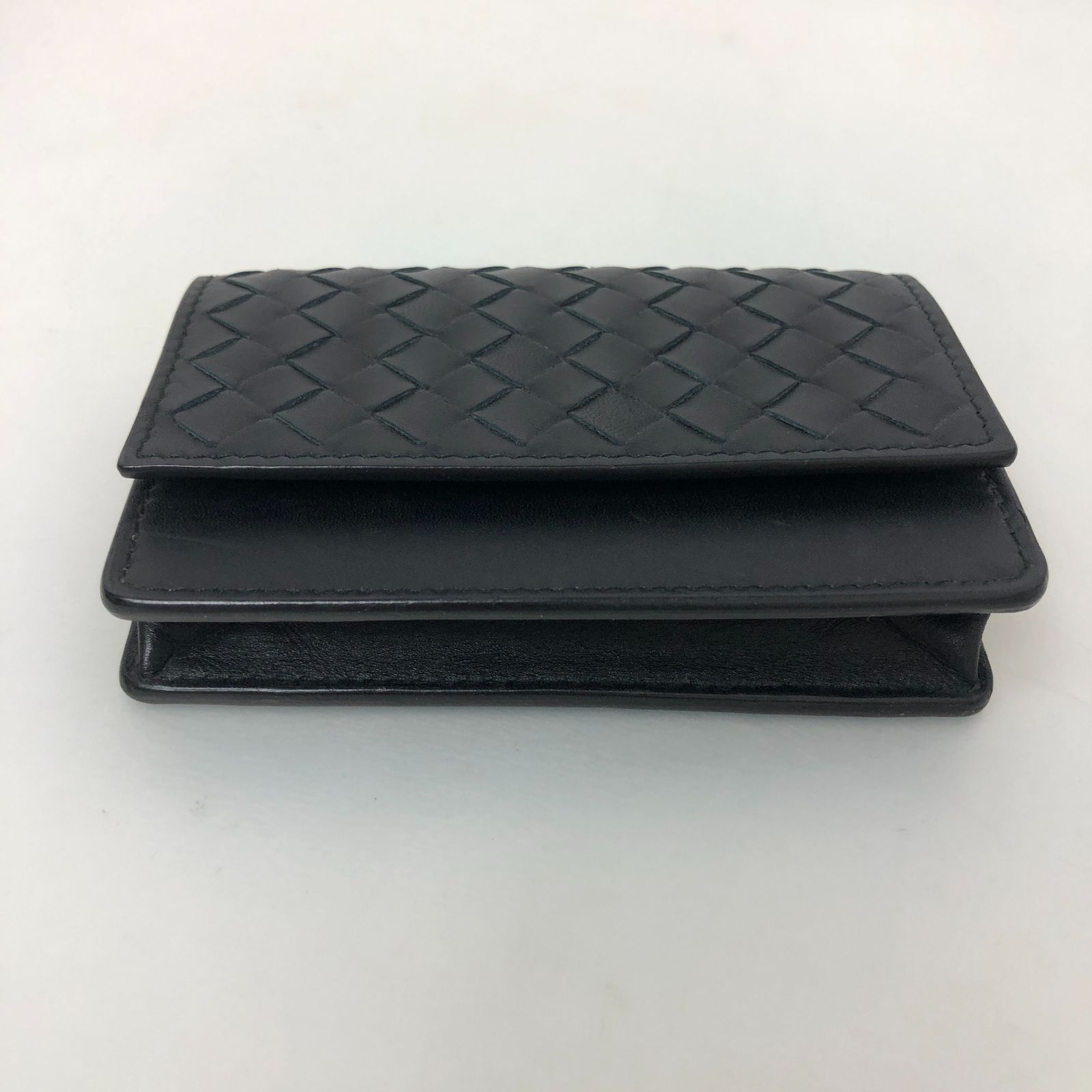Bottega Veneta ボッテガヴェネタ 名刺入れ カードケース ブラック UWAW 10-9249
