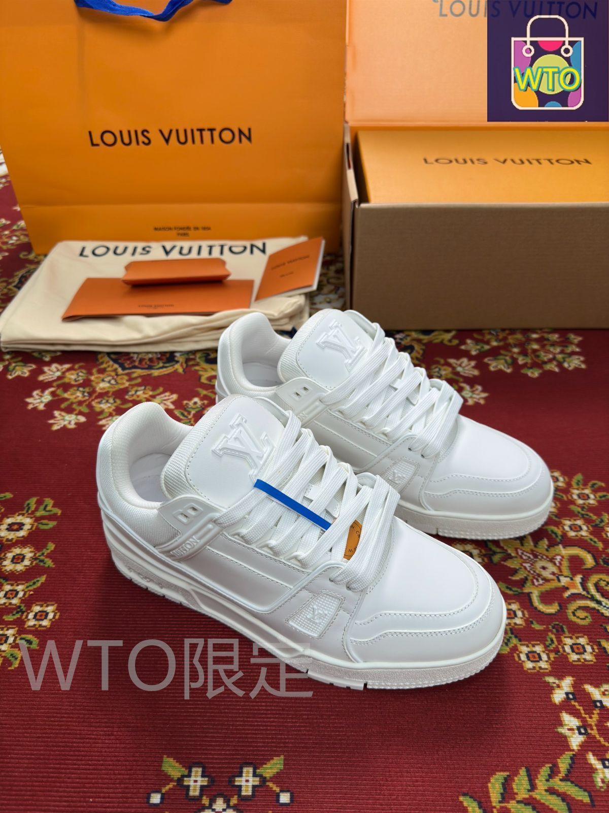 Louis Vuitton trainer 白い靴｜本日限定特価｜新品未使用-WTO