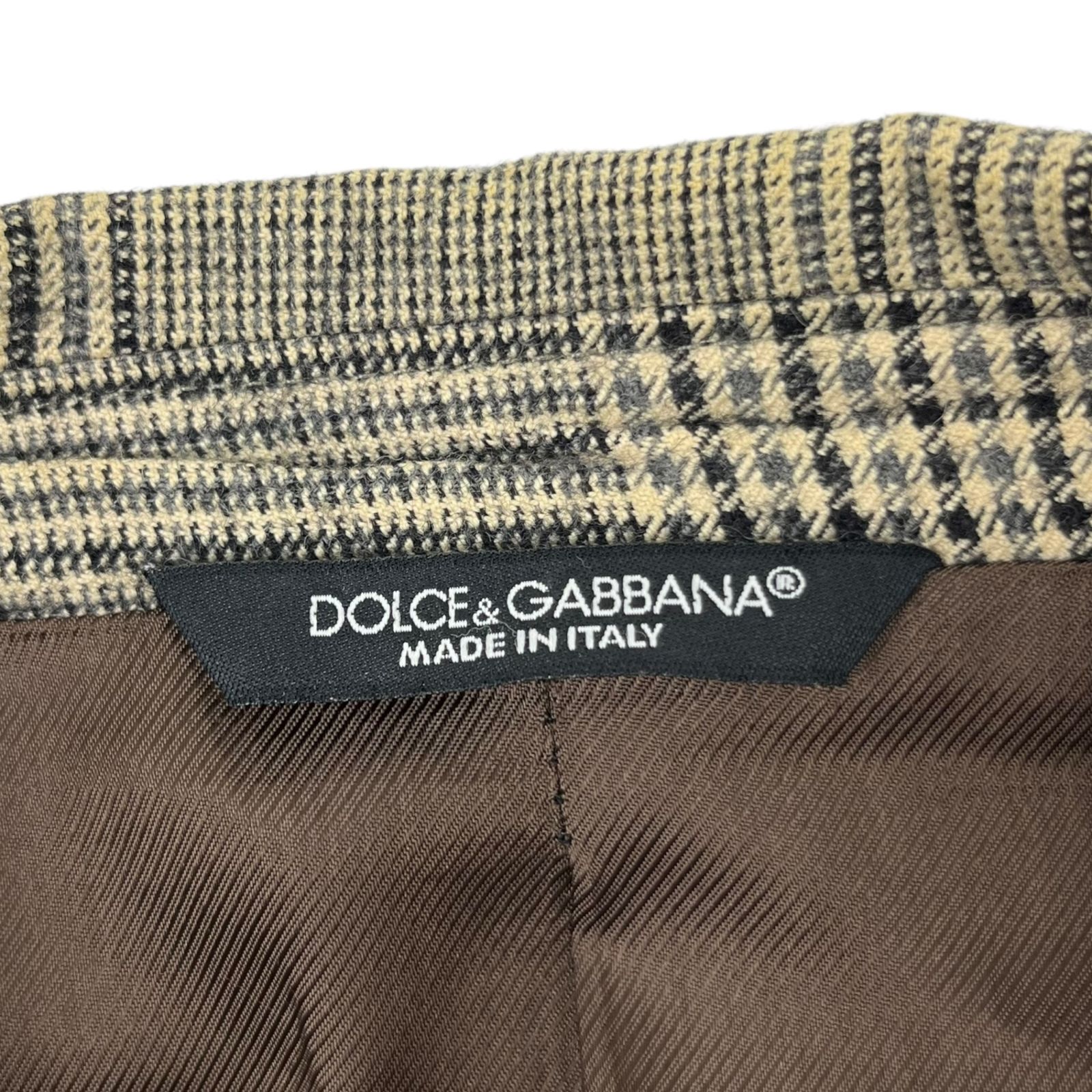 DOLCE&GABBANA(ドルチェ&ガッバーナドルガバ) Denim pocket 3B check