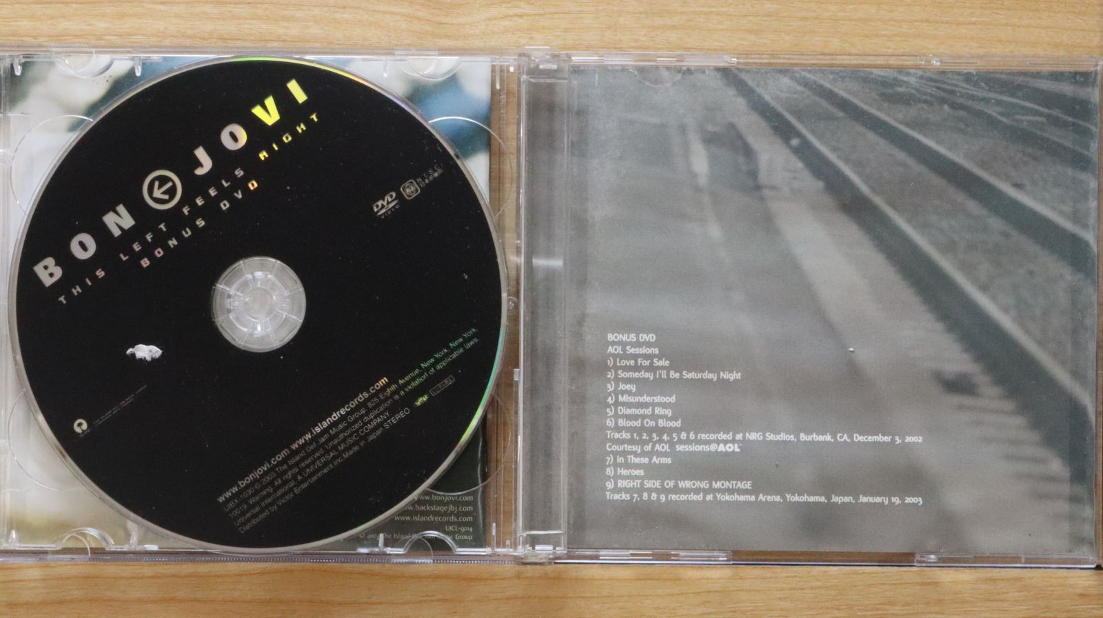 国内盤CD☆ボン・ジョヴィ/Bon Jovi□ ディス・レフト