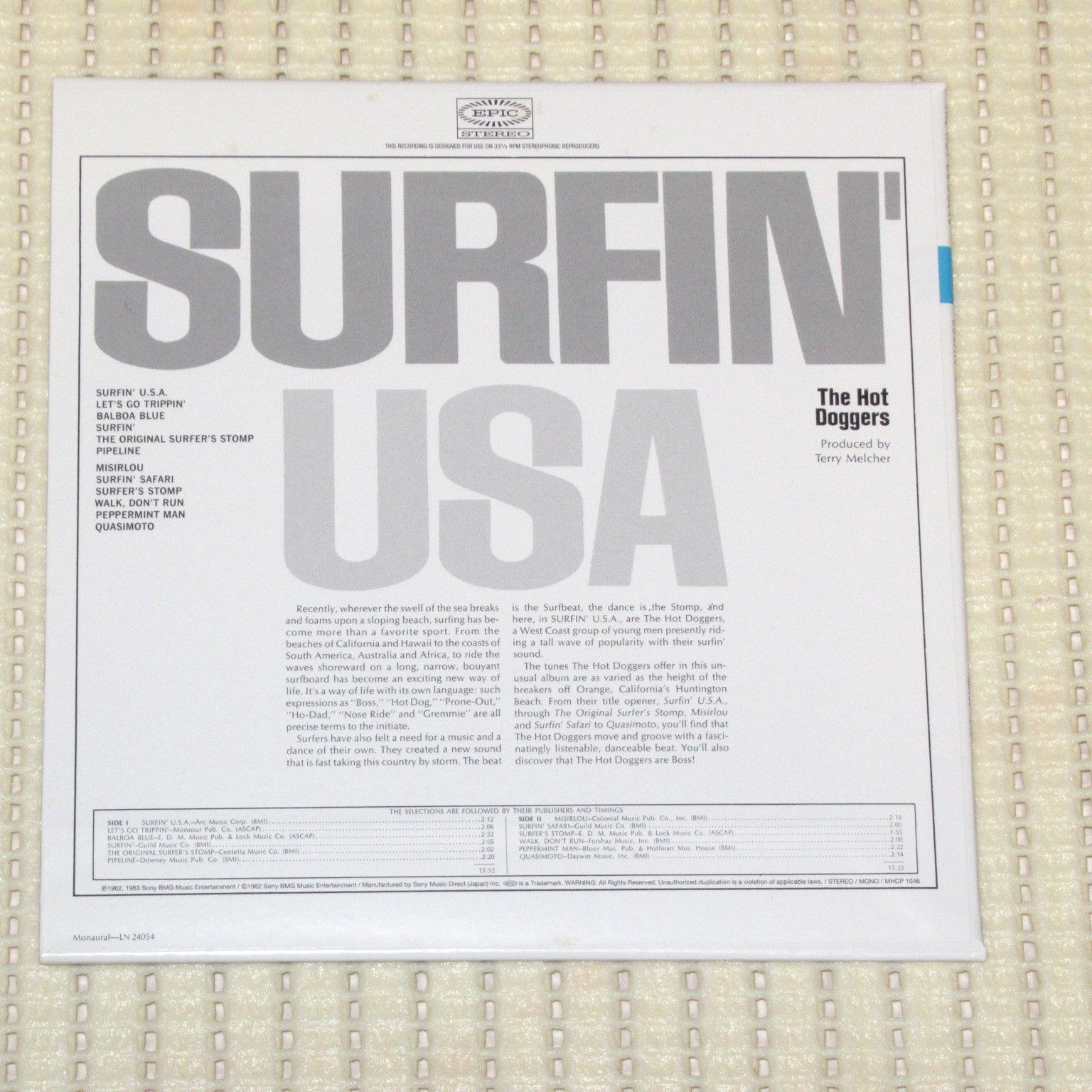 CD ホット・ドッガース サーフィン・U・S・A 帯付 紙ジャケ MHCP
