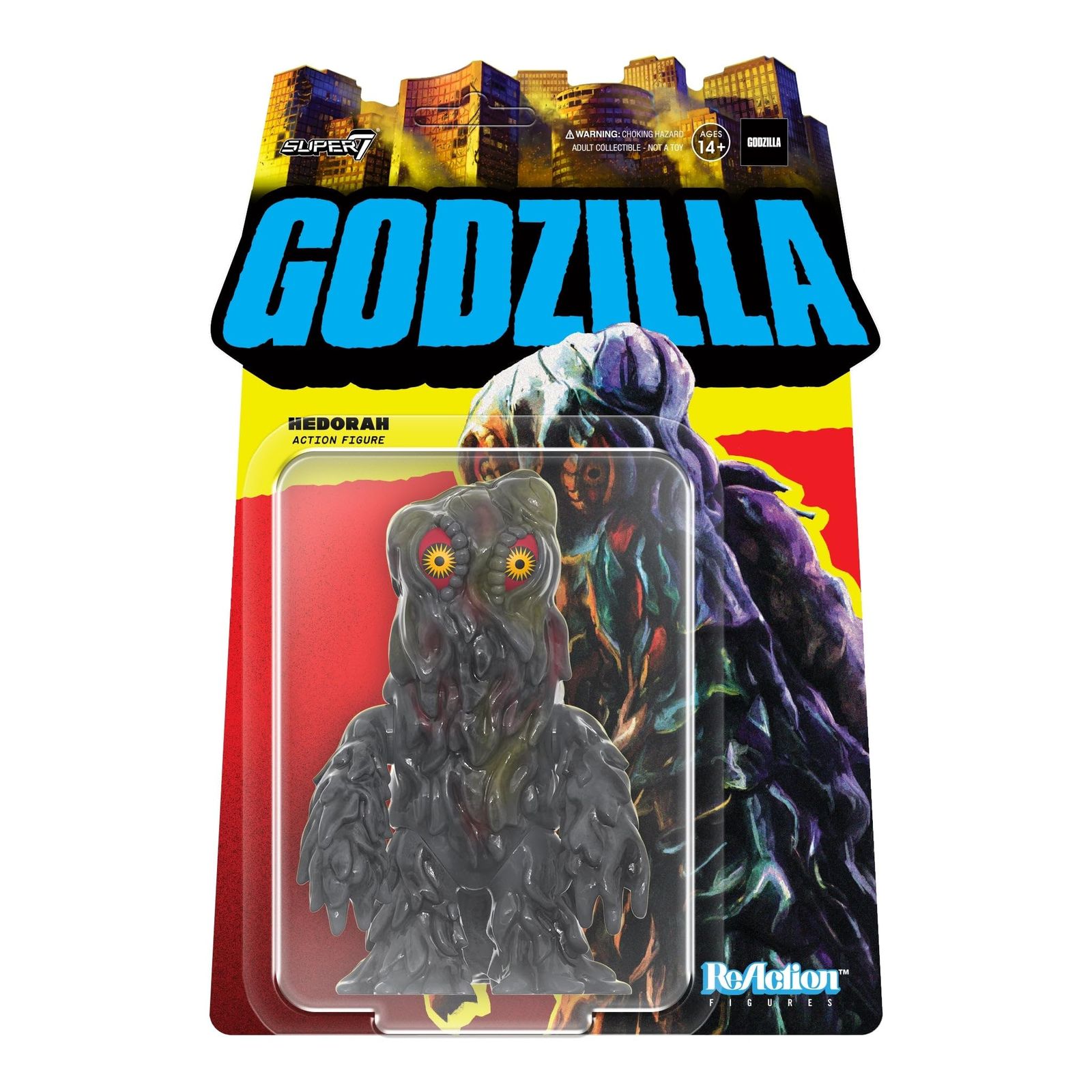 Super7 トーホー ゴジラ ヘドラ - 9.52cm トーホー ゴジラ アクションフィギュア クラシックムービーコレクションとレトロトイ [ヘドラ]