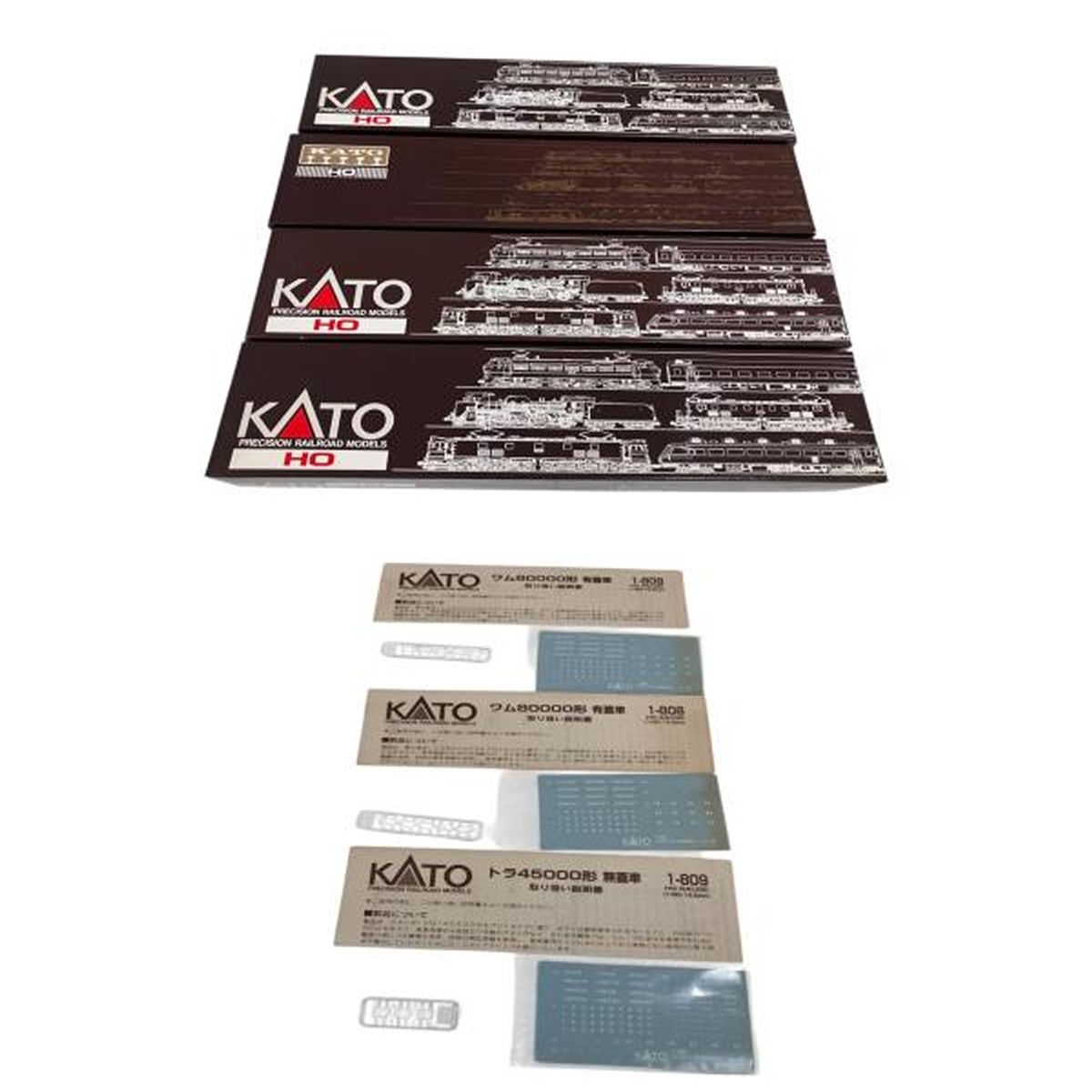 KATO 1-808 809 801 ワム80000 トラ45000形 無蓋車 コキ 10000