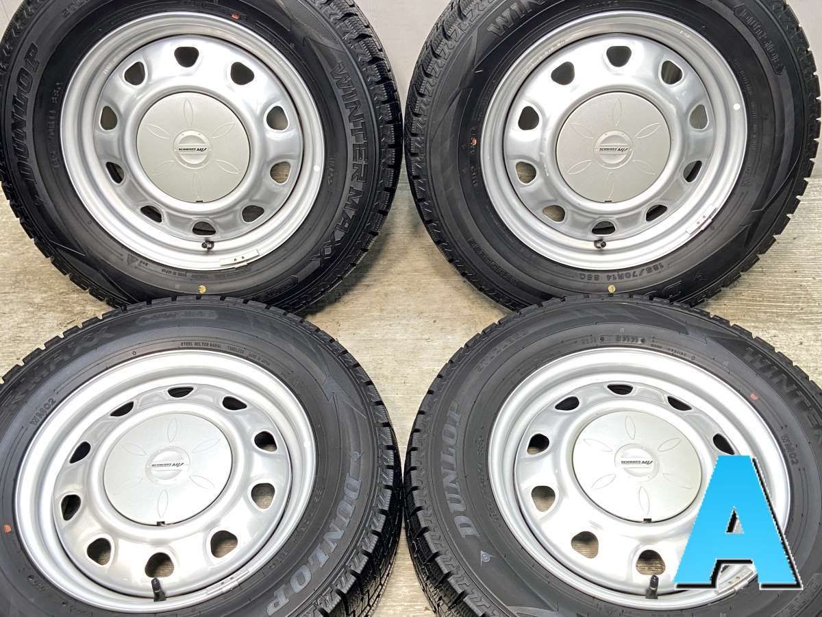 185/70R14 ダンロップ ウィンターマックス WM02 SCHWARZ MV V6A
