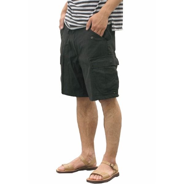 USタイプ「Ｍ-65」フィールドショート丈パンツ ブラック メンズ Ｌサイズ 【レプリカ】（代引不可） USタイプ「 M-65」フィールドショート丈パンツ ブラック メンズ M