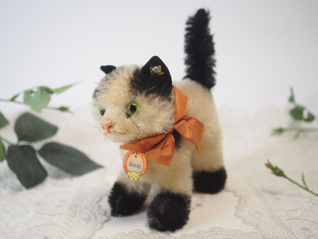 シュタイフ☆Young Kitty Gussy 12cm☆グッシーキャット/仔猫